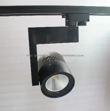 Three phase COB LED mall track lighting with rail track