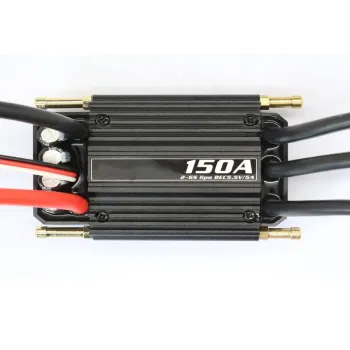 Water Cooled BEC Electric Boat Motor Speed Control with Flycolor 150A ESC