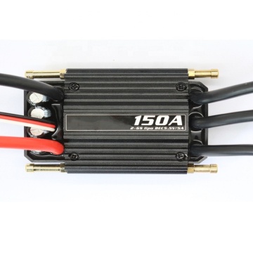 Air disejukkan Bec Electric Boat Motor Speed ​​Control With Flycolor 150A ESC