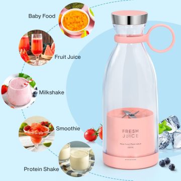 TikTok Portable Electric Juicer Blender USB Fruit Mixer Juice Cup Maker Machine