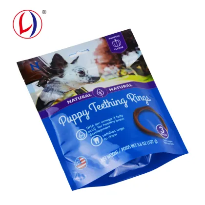 Standing Ziplock Bag for Pet Foods, 3.6OZ Dog Food Pouch