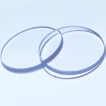 OEM Round Flat Sapphire Crystal Glass Window