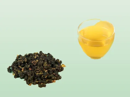 Chinese Traditional Fragrant Milk Tea Flavored Lose Fat Osmanthus Oolong Tea