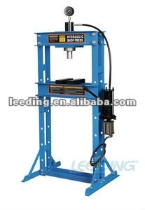 30Ton Hydraulic Pneumatic Shop Press with gauge and press plates