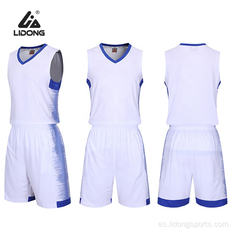 Últimos uniformes de baloncesto de diseño Jersey de baloncesto personalizado