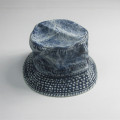 Vintage Washed Denim Blank Bucket Hat