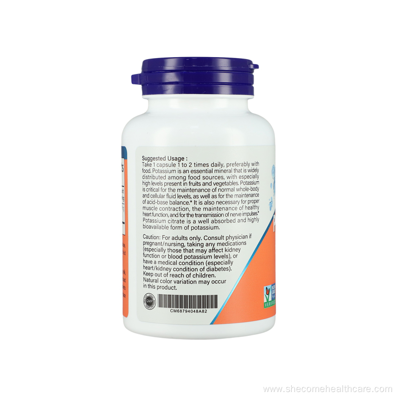Potassium Electrolyte Balance Potassium Citrate Capsules