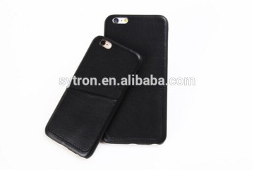 High quality top layer real leather bakcover for iphone 5 se with microfiber inside