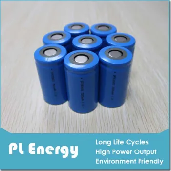 3.2V 3500mAh Cylindrical 32600 LiFePO4 Battery Cell