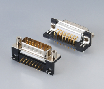 DB 15Pin D-Sub Male 90 Dip connector