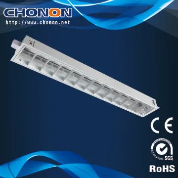 Recessed 1x40W T8 Louver Fitting with aluminum reflector