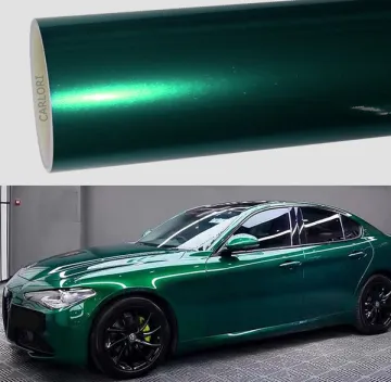 metallic gloss emerald car wrap vinyl