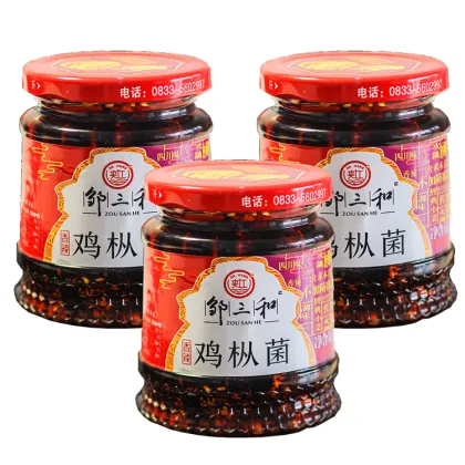 200g Wholesale Chinese Flavor spicy Chicken Fungus Sauce