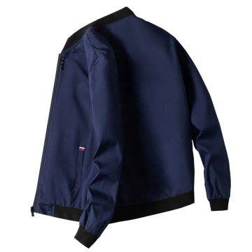 แจ็คเก็ต Bomber Windbreaker กันน้ำแบบไม่เป็นทางการสำหรับผู้ชาย