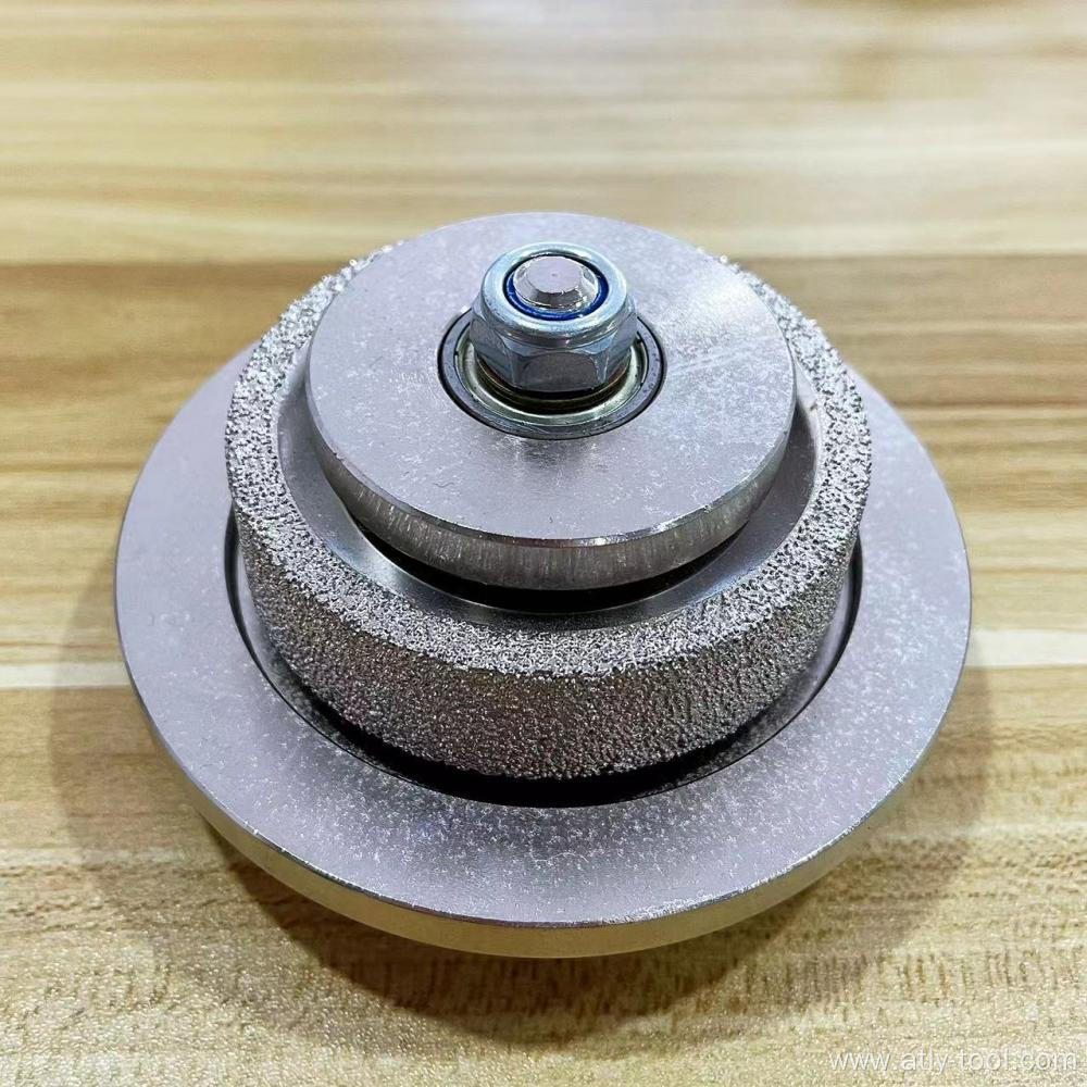 Vacuum Brazed Diamond Edge Grinding Profiling Wheel