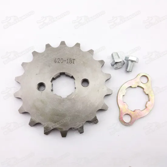 420 18T 20mm Front Engine Sprocket Set For Chinese Quad ATV Dirt Pit Bike