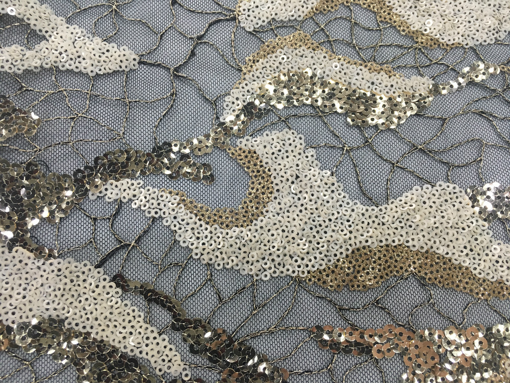Sequin Embroidery Fabric