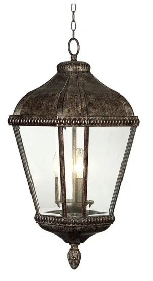 House Decor Traditional Outdoor Pendant Lighting Grey Color Antique Metal Fixture Hanging Lamps