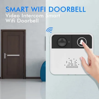 Super Mini WiFi Smart Doorbell with Camera: Remote Control & Surveillance