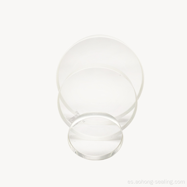 Círculo redondo Clear Borosilicated Vistor de borosilicato