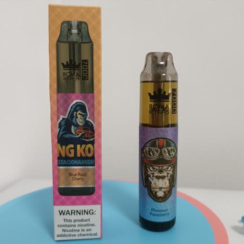 Vape Roma King Tornado yang boleh dicas semula boleh dicas semula 7000