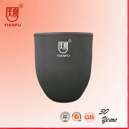 Shape Graphite SiC Carbide Graphite Crucible For Aluminum