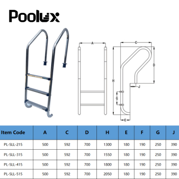 Complete set swimming pool equipment pump pool ladder