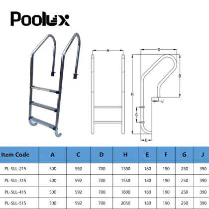 Complete set swimming pool equipment pump pool ladder