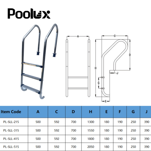 Complete set swimming pool equipment pump pool ladder