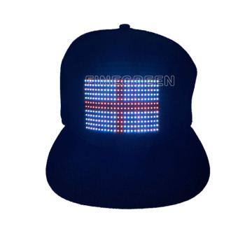 2020 New Arrival Music Party Cap: LED, Programmable, and App Controlled Light-Up Display for Christmas and Halloween