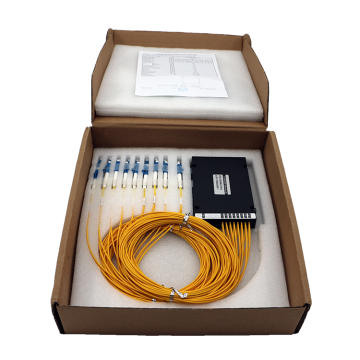 1x8 16CH FWDm Filter WDM DWDM Mux/Demux Telecommunication Fiber Optic ABS Box Module
