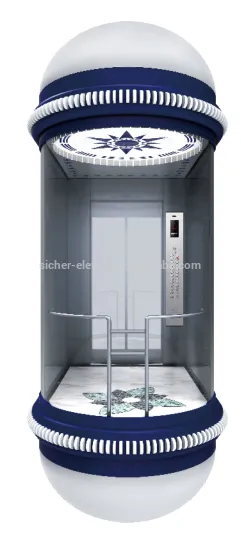 2016 SRH Observation Panoramic Passenger Elevator Lift with CE certificate EN81 Operation control at stations