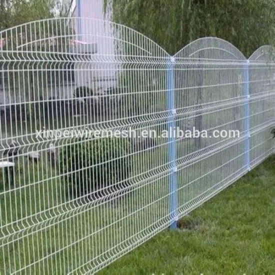 security garden pvc coated 3D welded wire mesh fence (ISO 9001:2000)