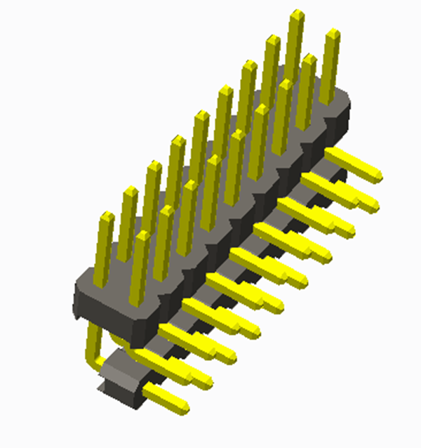 Cabeze de pinz de 2.54 mm Dua Lrow Angle tipo