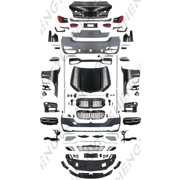 BMW 7 Series F02 to G12 Body Kit: Upgrade Bumpers, Hood, Fenders, Lamps, Trunk Lid
