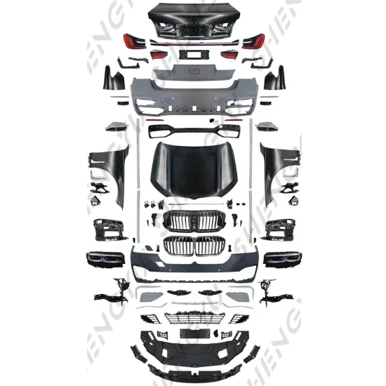 BMW 7 Series F02 to G12 Body Kit: Upgrade Bumpers, Hood, Fenders, Lamps, Trunk Lid
