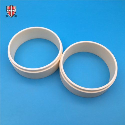 isostatic moulding al2o3 alumina ceramic ring bush sleeve
