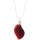 Natural Gemstone Agate Necklace with Silver Chain