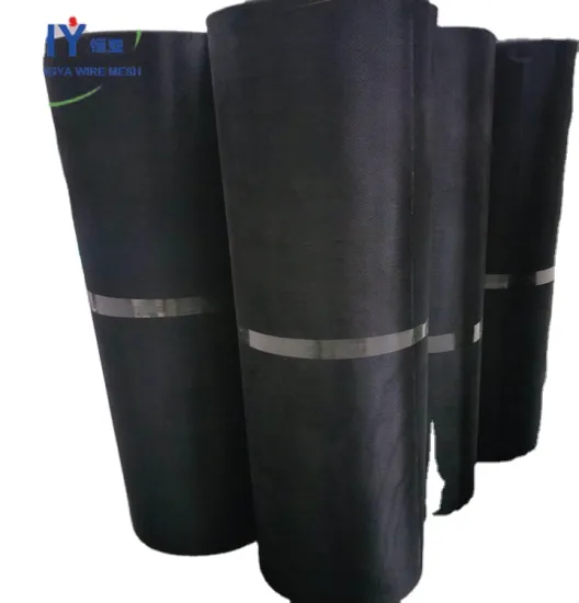 Black Wire Mesh Cloth - Mild Steel Netting/Metal Mesh Filter