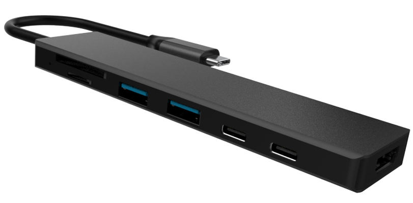 USB C hub multi-port adapter