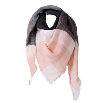 Women Cashmere Autumn Plaid Wool Scarves Women Multi-color Lattice Soft Wrap Casual Outdoor Autumn Warm Shawls шарф бандана