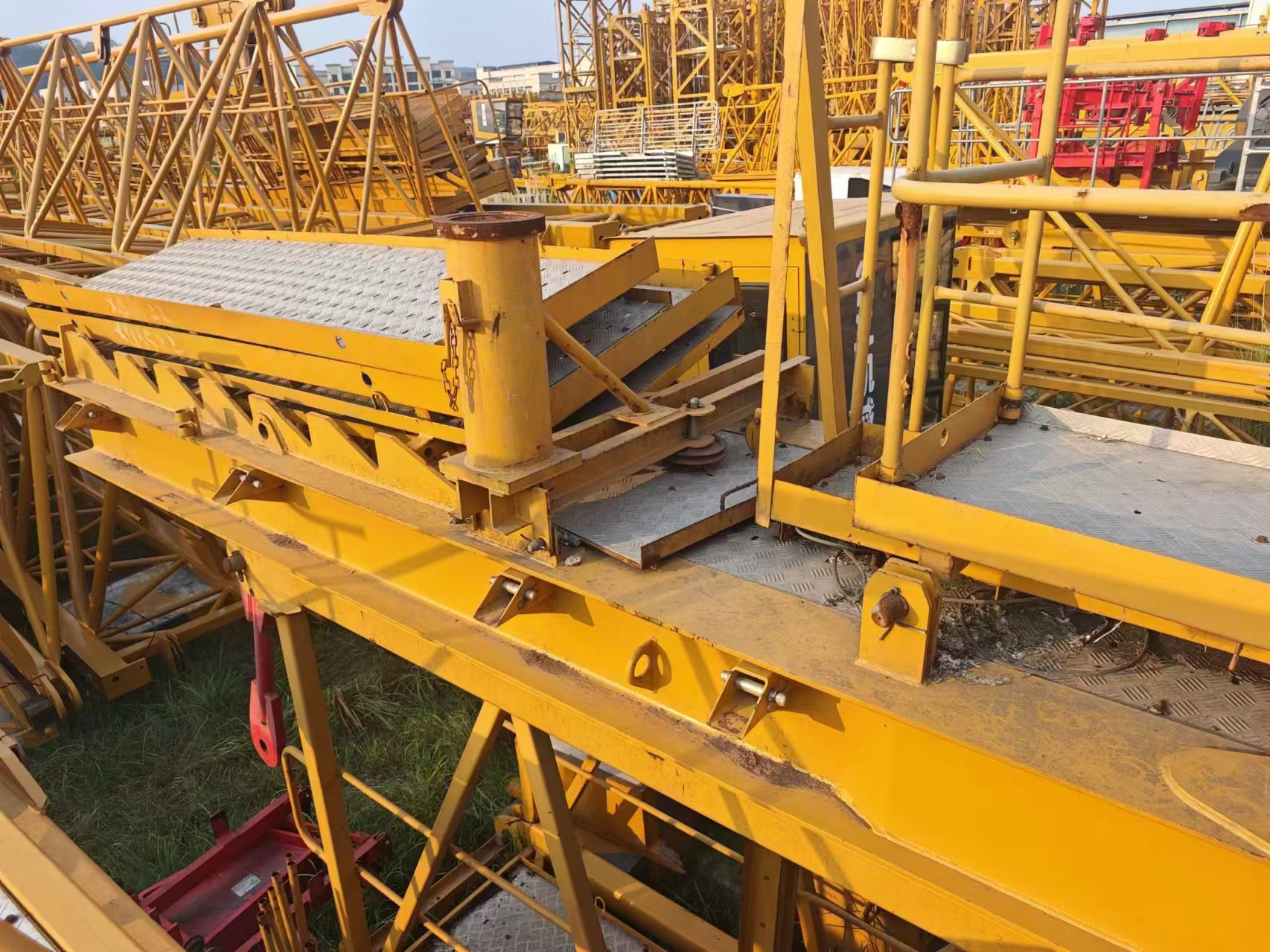 xcmg-used-tower-crane-standing-on-site