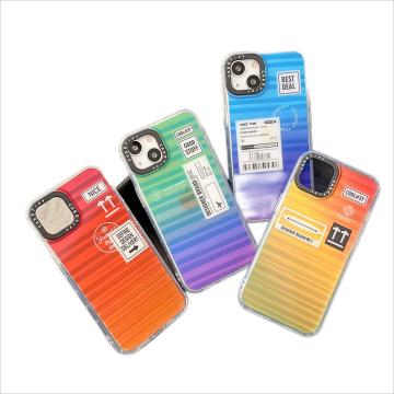 2023 China Factory Precio iPhone 12-14 Pro Max Tup Wave Personalidad Caja de teléfono colorido
