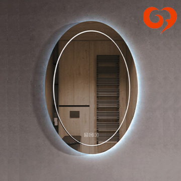 Specchio senza cornice con design a bordo ultra sottile