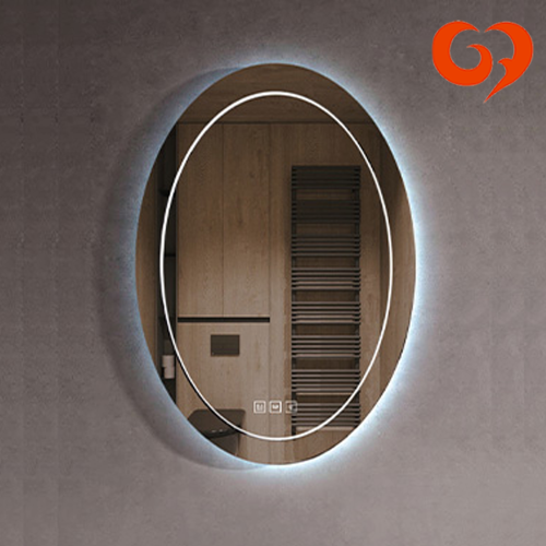 Specchio senza cornice con design a bordo ultra sottile