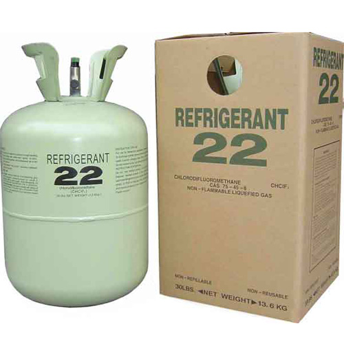 R22 Gas refrigerante con alta pureza