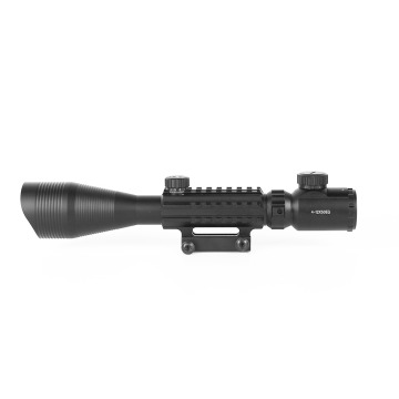 LUGER Hunting 4-12X50EG Scope: Red/Green Illuminated Reticle Optic Sight