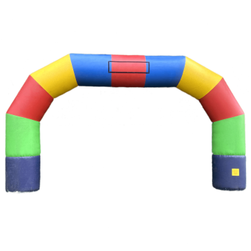 Weihnachten aufblasbare Regenbogen -PVC -Bogen für Hochzeiten und Partys