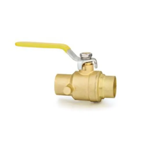 Lead Free Brass Solder Ball Valve Cxc with Drain