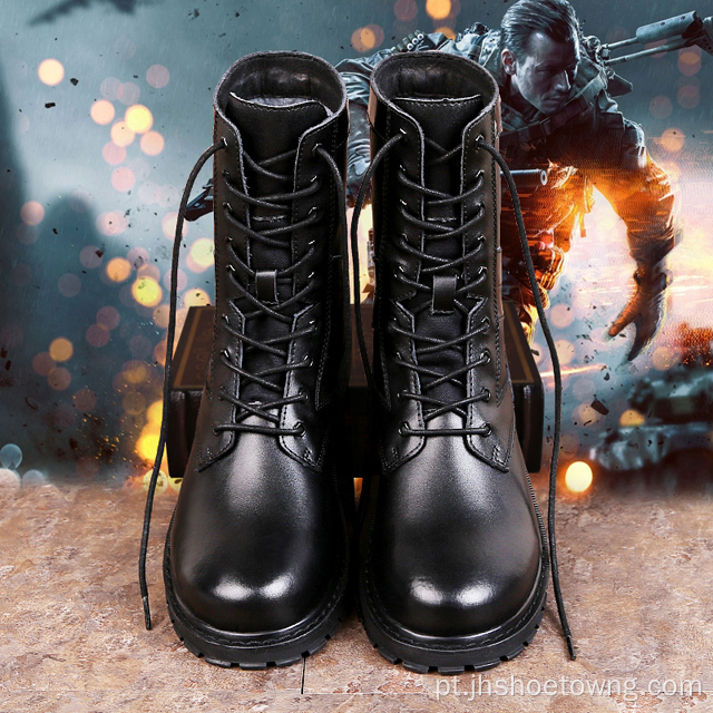 Bota de combate militar para homens